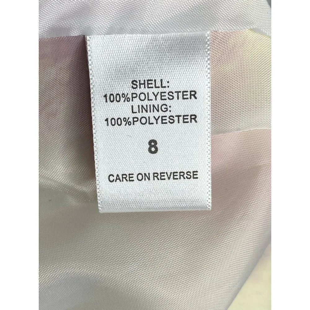 New York & Company Womens A Line Skirt‎ Yellow Orange Above Knee 8